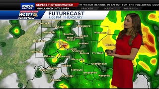 Tracking storms Thursday in Cincinnati