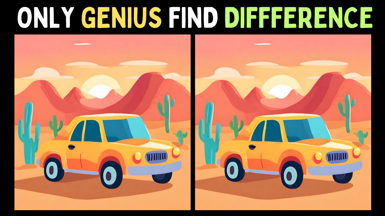 Spot The Difference : Only Genius Find Differences [ Find The ...