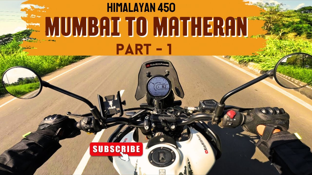 Mumbai To Matheran Bike Ride On Himalayan 450 | Weekend Bike Ride EP-1 #motovlog #Mahteran #bikeride