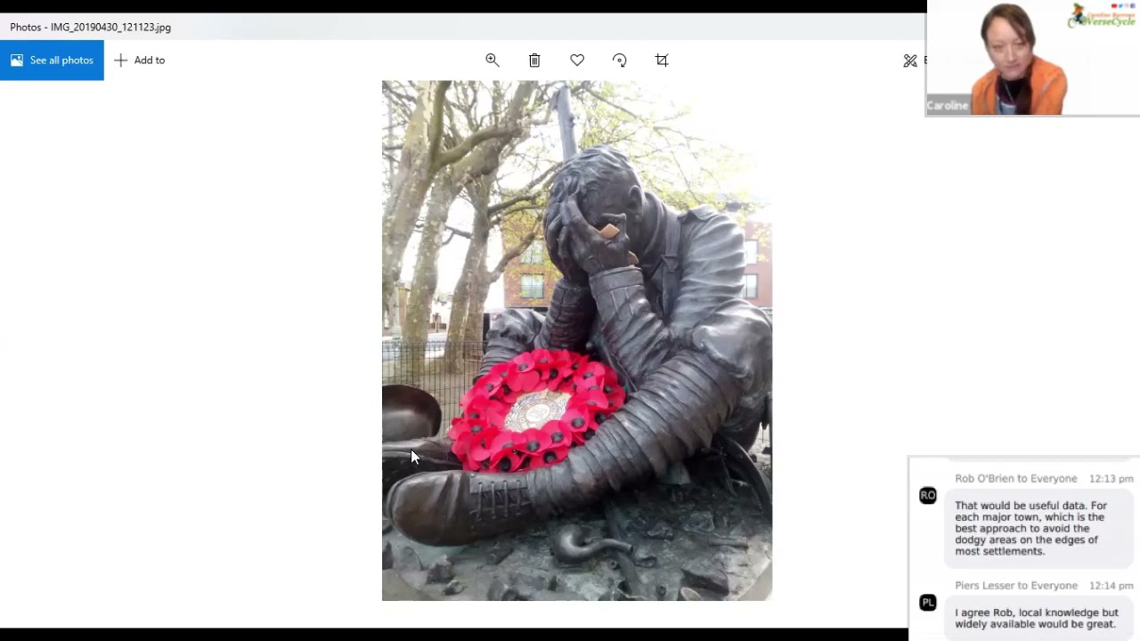 A Wilfred Owen UK Cycle Tour by Caroline Burrows @VerseCycle - CTF 2021