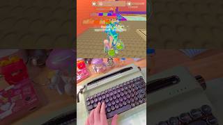 Unboxing the thocciest typewriter keeb from yunzii 💚#yunzii #yunziiql75 #keyboardasmr #robloxasmr