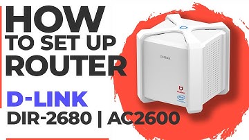 ✅ How to Set Up D-Link DIR-2680 WiFi Router | How to Setup D-LINK AC2600 DIR-2680
