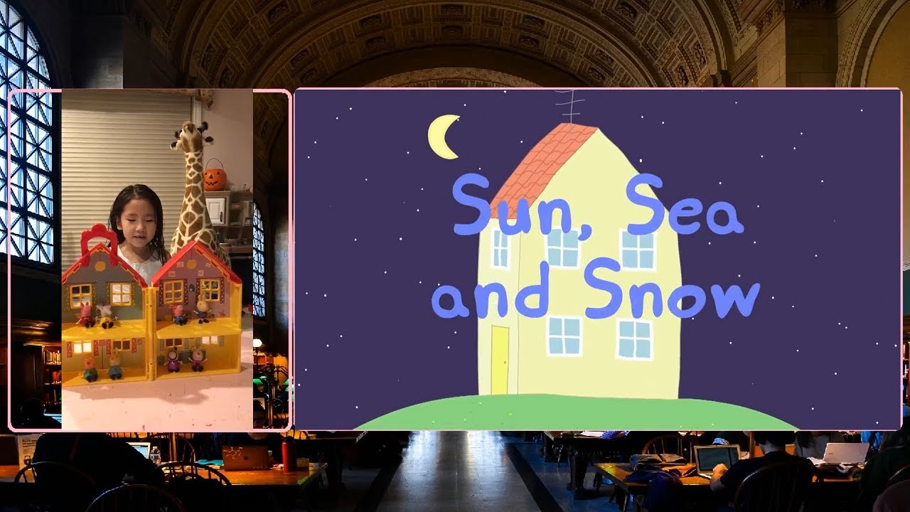 Peppa Pig Sun, Sea and Snow (Season 3, Episode 30) Read Aloud by