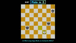 MATE IN 2 - Puzzle 5 #matein2
