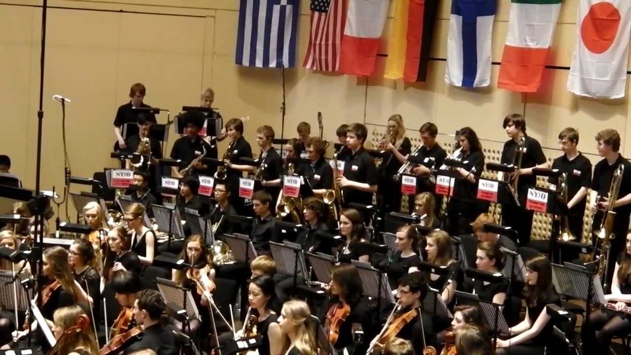 Gonna Fly Now played by Notts NYJO Big Band and NYO Orchestra