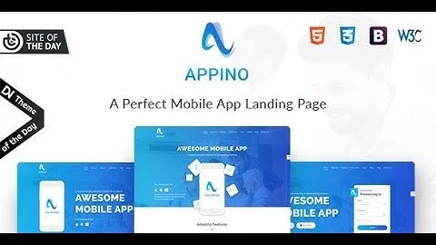 APPINO! - A Perfect Mobile App Landing Page - khosinhvien.com