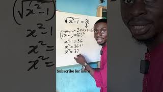 How to solve radical equation involving factorial #maths #basicproblems #exponentialequations #fyp