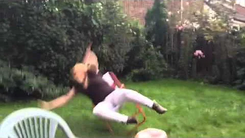 falling from a chair