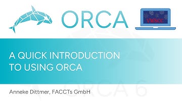 VWSCC25 - A Quick Introduction to Using ORCA