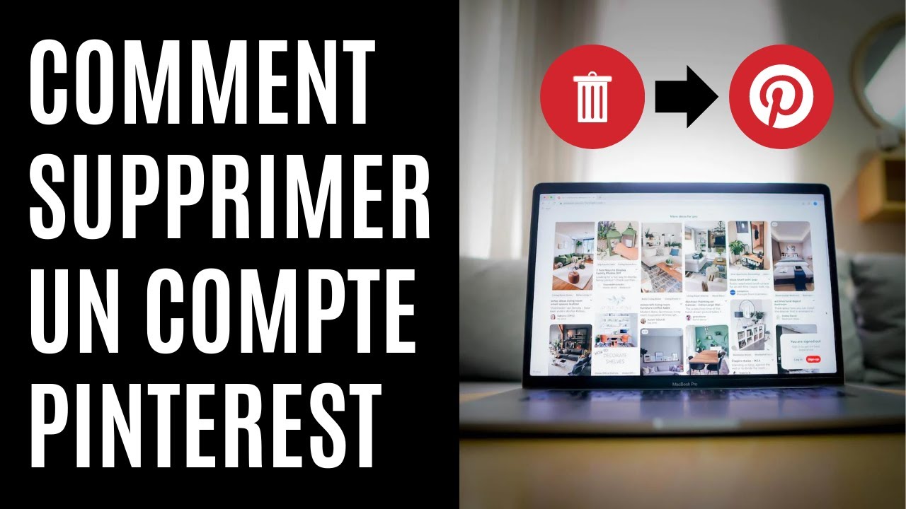 Comment supprimer un compte Pinterest - YouTube