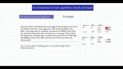 GD:  Branch and bound (introducción a ramificación y acotamiento)