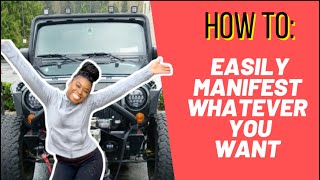 6 SIMPLE STEPS TO MANIFEST WHATEVER YOU WANT | Manifesting made easy