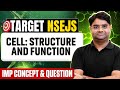🎯Crack NSEJS: Cell Structure &amp; Function in One Shot🔥 || NSEJS 2025 Preparation