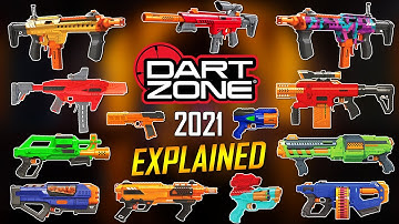 Every 2021 Dart Zone Blaster Explained in 10 Words or Less