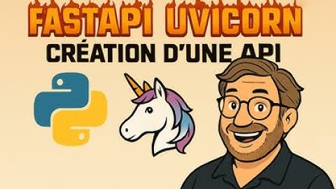 Python FastAPI : Creation d