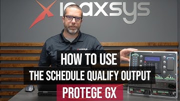 How to Use the Schedule Qualify Output With ICT Protege GX