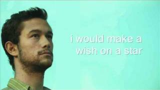 Video thumbnail of "Joseph Gordon-Levitt- I Don't Wanna Live On The Moon (Lyrics)"