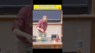 Prof. Walter Lewin's 🔥 Great Experiment On A Experiment ❤️ #motivation #walterlewin #physics