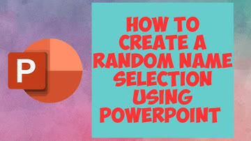 How to Create a Random Name Selection