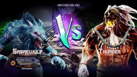 Sabrewulf vs Thunder (Hardest AI) - Killer Instinct