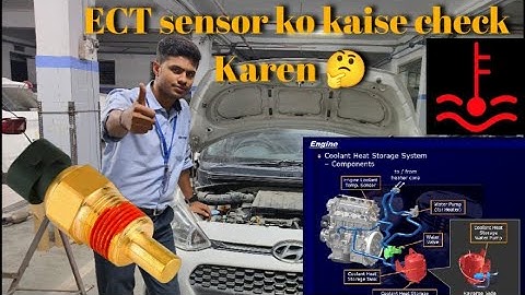 How to check the coolant temperature sensor!! ECT sensor ko check karne ka tarika🤔