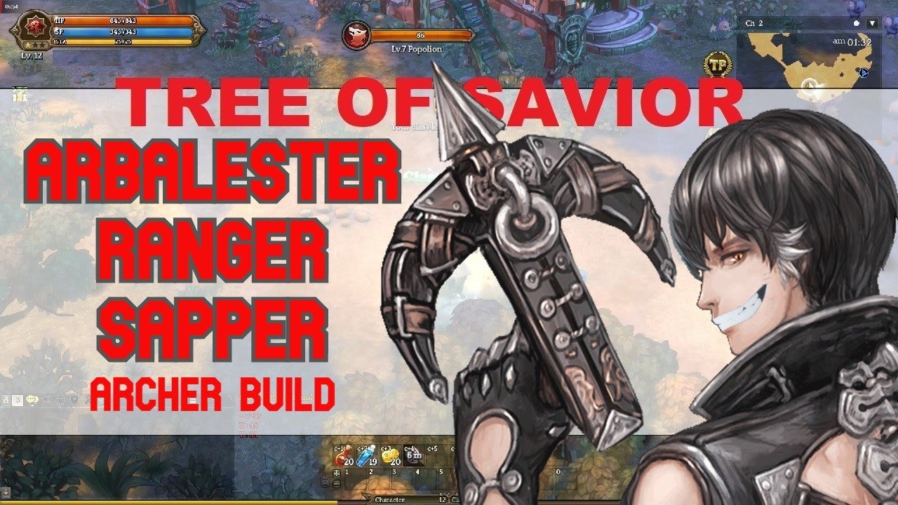 tree of savior archer guide  New 2022  TOS BUILD - Arbalester Ranger Sapper