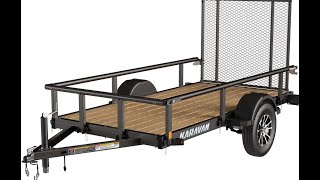 Product Review: 5 X 10 foot Karavan utility trailer from Home Depot.