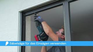 Fenster richtig ausbauen - Anleitung Schritt 2