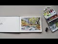 Acuarela, algunas características de un cuaderno de apuntes - SketchBook painting