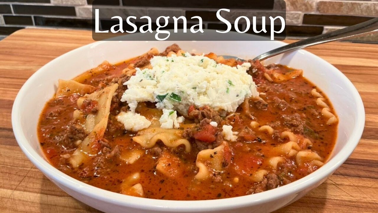 Идеальный суп-лазанья в одной кастрюле (готовится менее чем за час!)