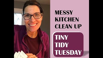 Tiny Tidy: Kitchen Clean-Up #tinytidytuesday #simplify #batchcook #homelife #balance #cleanwithme