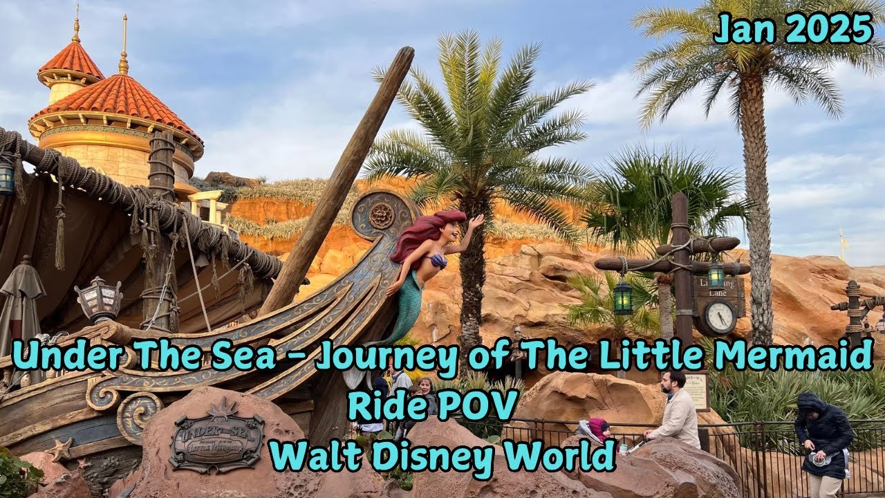 Under the Sea - Journey of The Little Mermaid Ride POV - Walt Disney ...