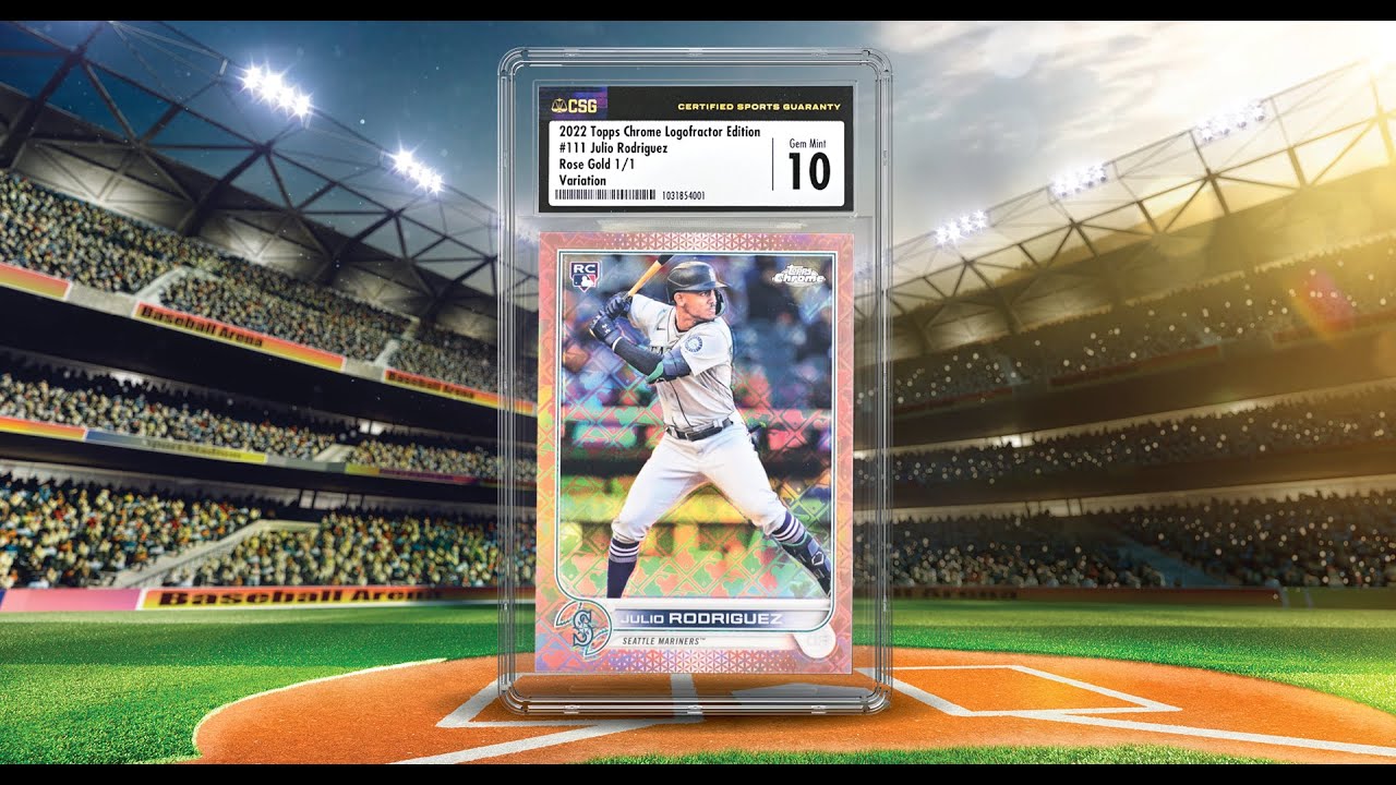 CSG Grades 1/1 Rookie Card of Seattle Mariners Phenom | CGC