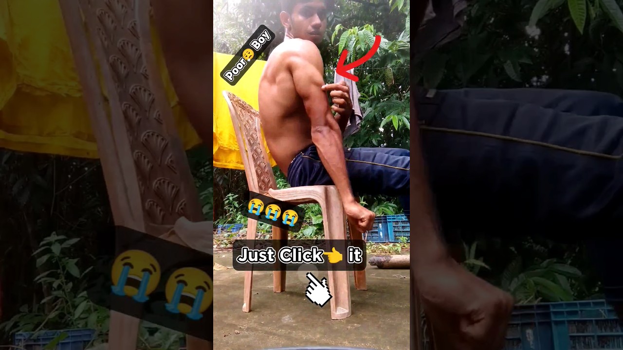 Poor🥹 "Village boy" Home✔️ workout ❣️❣️❣️.