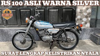 YAMAHA RS 100 1979 SILVER COLOR‼️ SUITABLE FOR COLLECTION