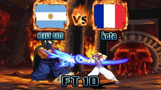 Garou: Mark of the Wolves - HEAVY DAZE (ARG) VS (FRA) kota [garou] [Fightcade] [FT10] 餓狼 群狼之證