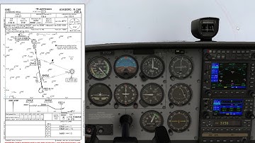 4 ways to fly a VOR approach: 2 - using DME distance to missed approach point