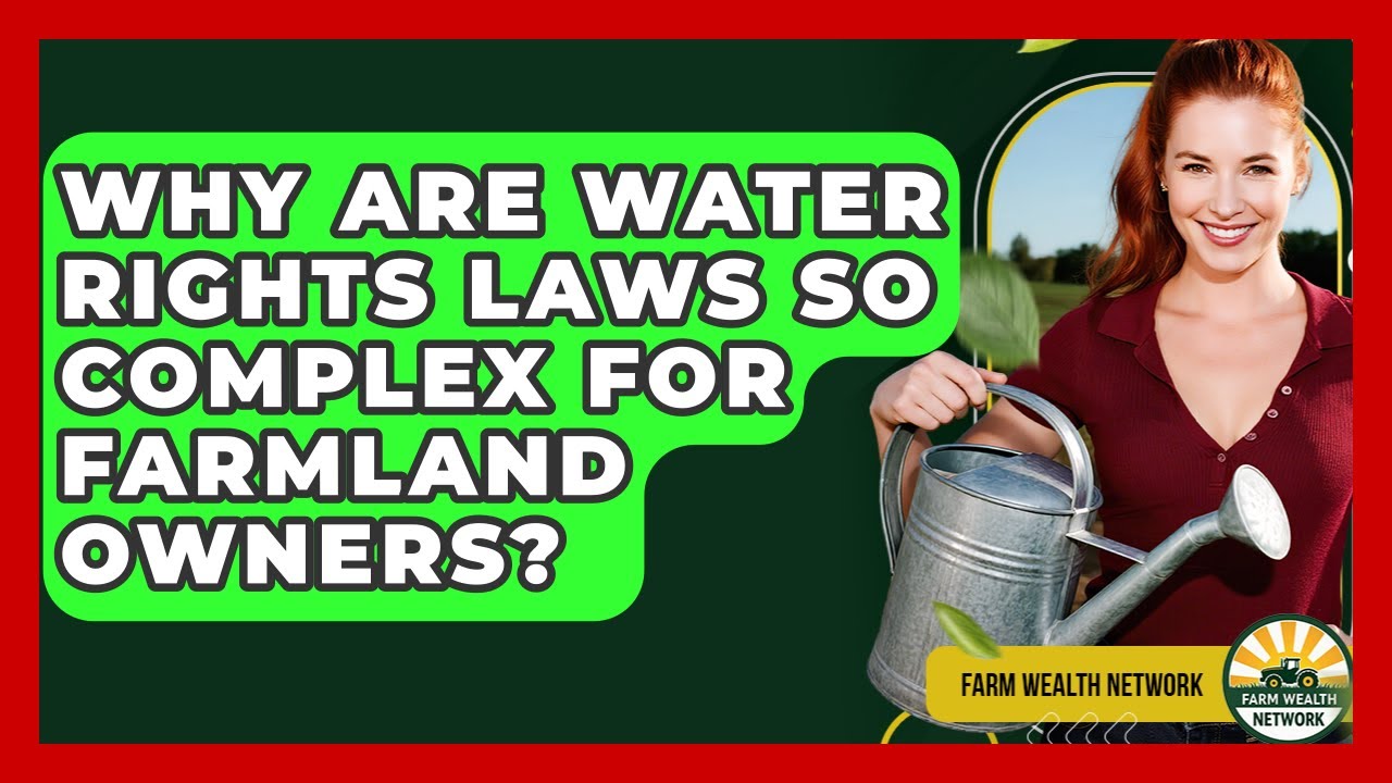 Farm Water Rights Why Are Water Rights Laws So Complex For Farmland Owners? - Farm Wealth ...