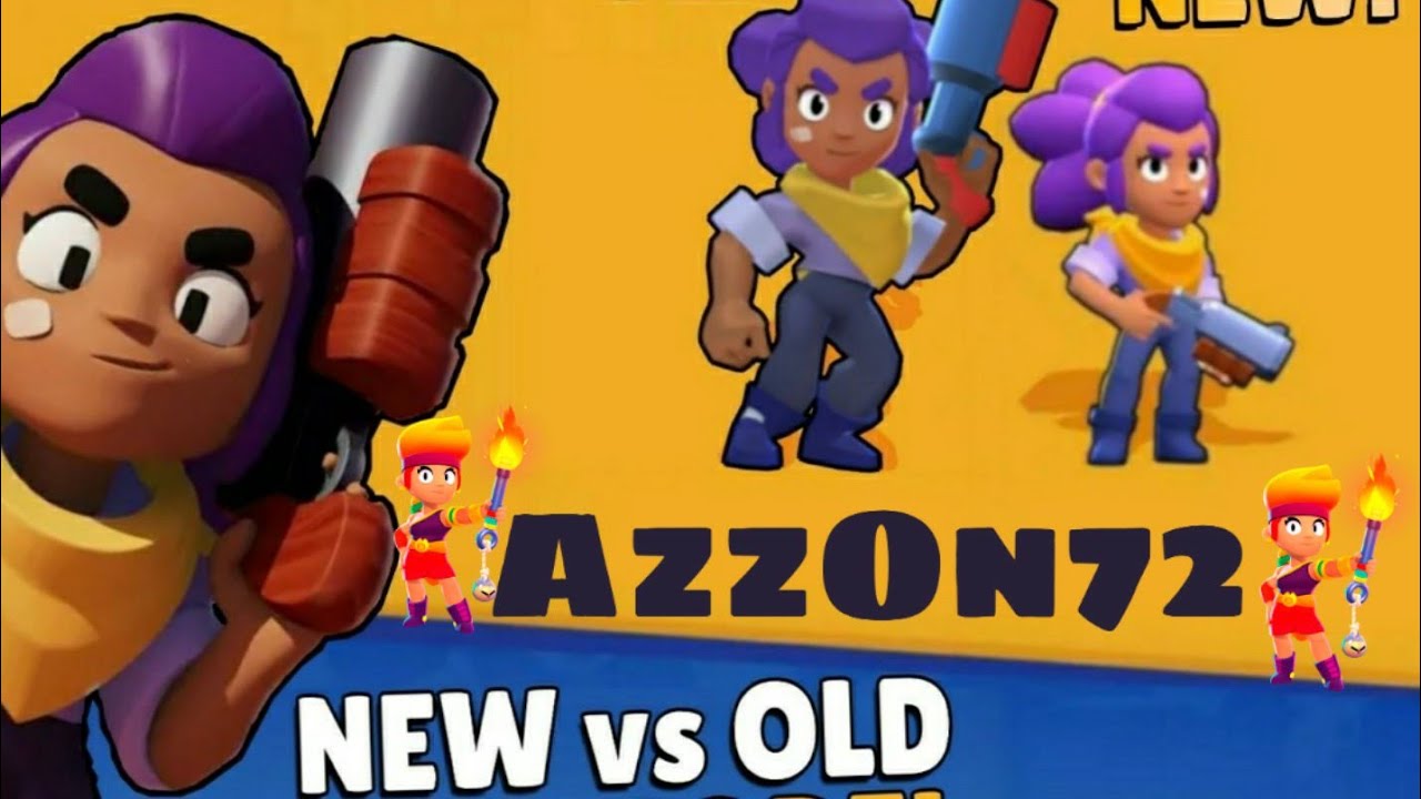 Brawl stars - Old vs New brawlers model - YouTube