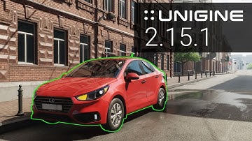 UNIGINE 2.15.1: Automatic LODs, Decals In Material Graph Editor, 2.5D Buildings Add-On