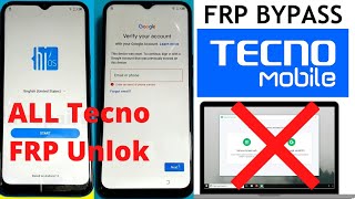all tecno frp bypass 2022 without pc