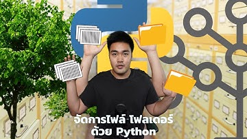 จัดไฟล์ ย้ายโฟลเดอร์ Python File Management