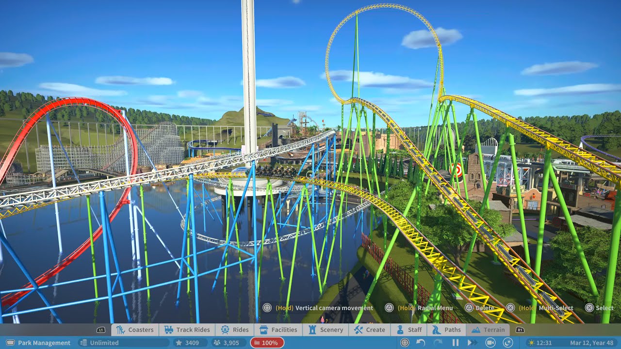 Planet Coaster Ps5 objects limit