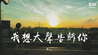 樊凡 - 我想大声告诉你♫動態歌詞lyrics♫