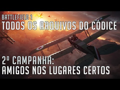 Vídeo: Battlefield 1 Codex Entries - Todos Os Requisitos Para Completar Todos Os Objetivos Na Campanha E No Modo Multijogador