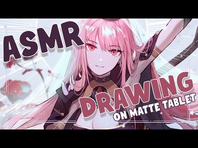 【ASMR DRAWING】Matte Tablet Sketching and Chatting with my Indoor Voice! 8} #hololiveEnglishのサムネイル