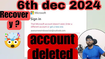 Microsoft account doesn