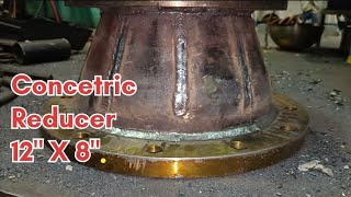 CONCENTRIC REDUCER 12' X 8' EASY TO MAKE by SHIP FITTERS TV 1,032 views 8 months ago 9 minutes, 59 seconds