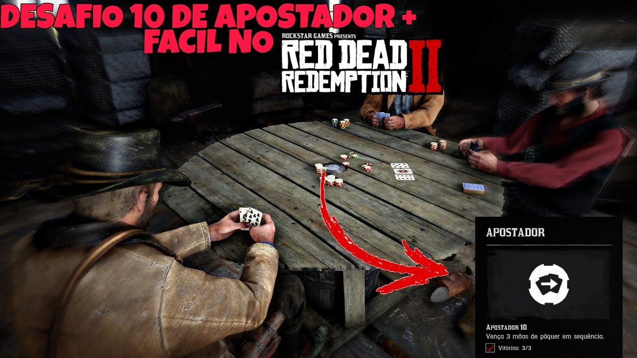 RED DEAD REDEMPTION 2: DESAFIO DE APOSTADOR 10 MAIS FÁCIL E RÁPIDO!