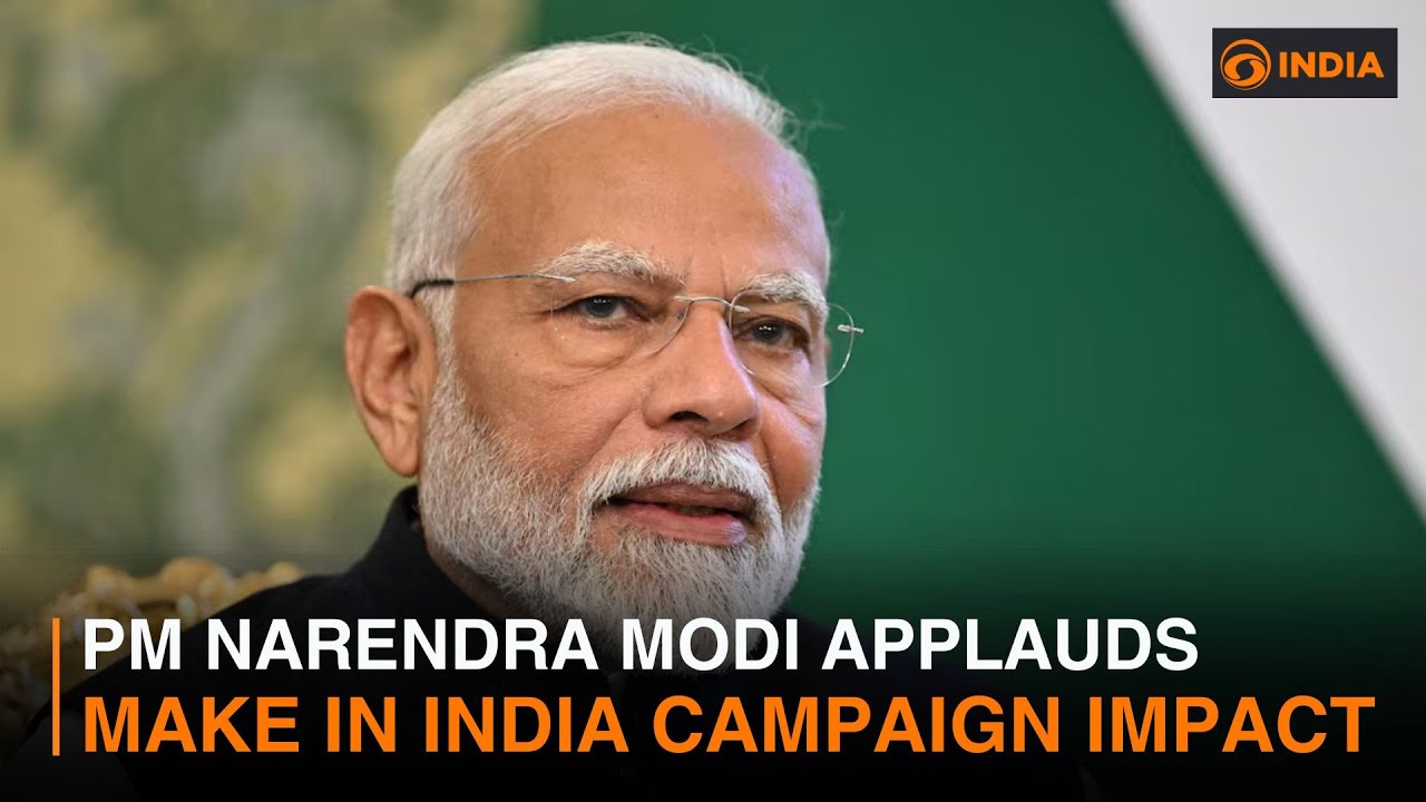 PM Narendra Modi applauds Make in India campaign impact